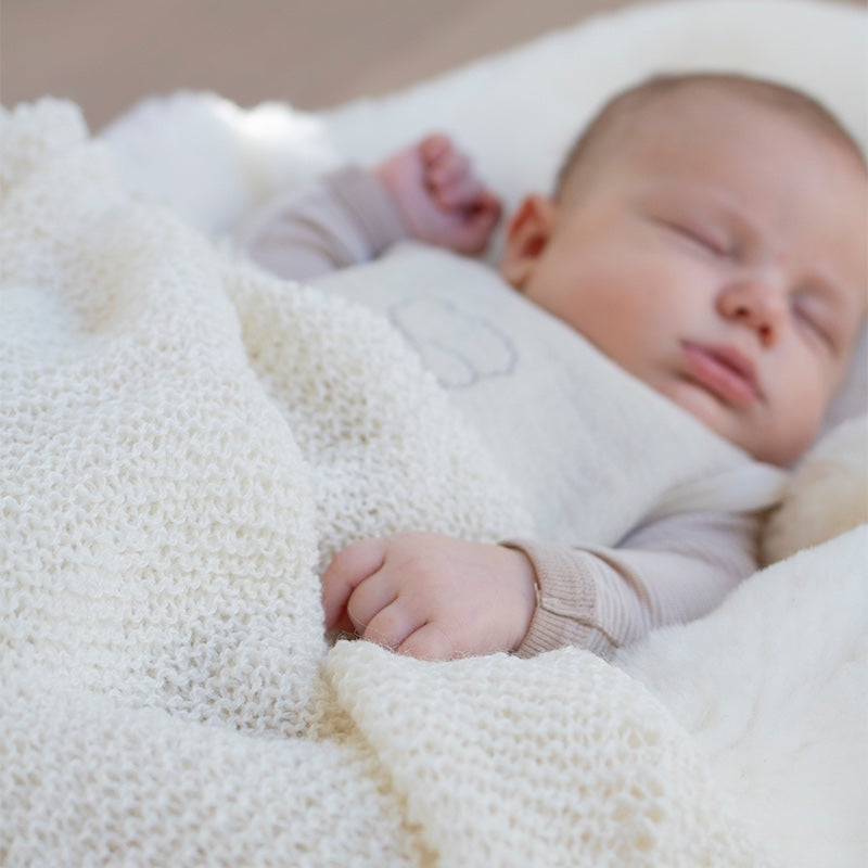 Mor Signes babytepper - Strikk