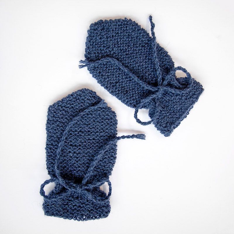 Silkeull 65% merino 35%silke 100g Aftenblå