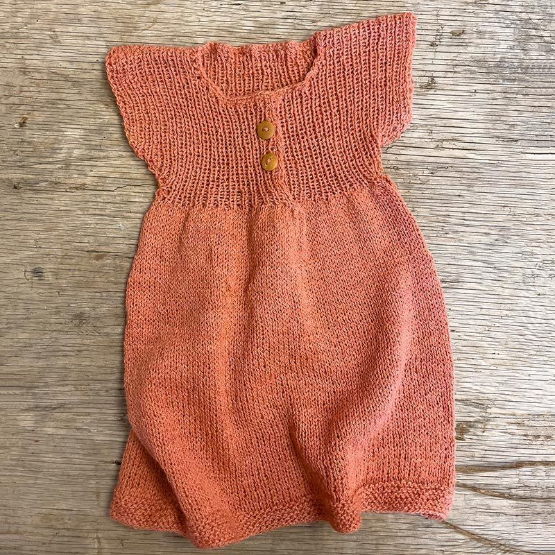 Silkeull 65% merino 35%silke 100g Fersken