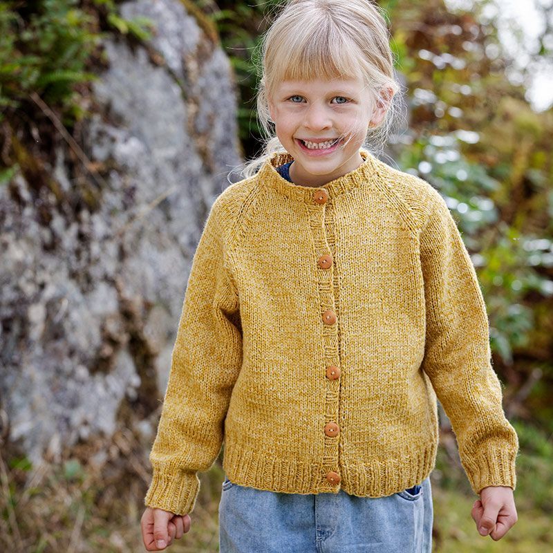 Nøstejakke til junior - Strikk - nan