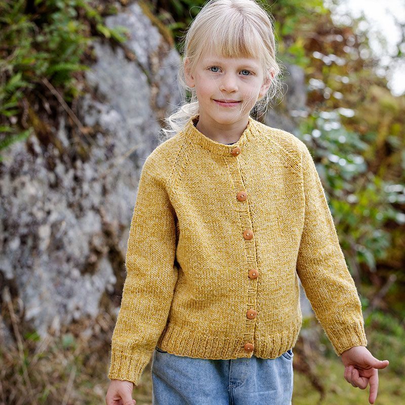 Nøstejakke til junior - Strikk