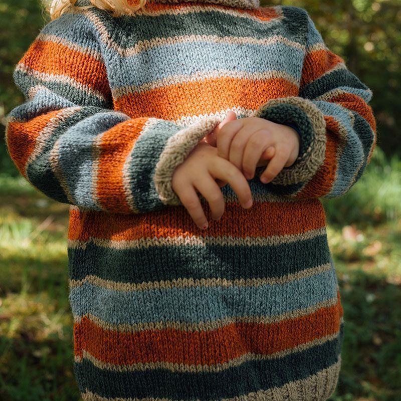 Stripegenser - Strikk