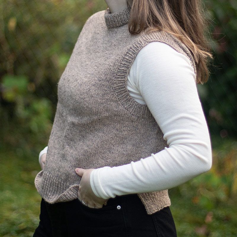 Wallevest - Strikk