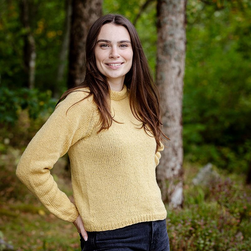 Nøstegenser til henne - Strikk