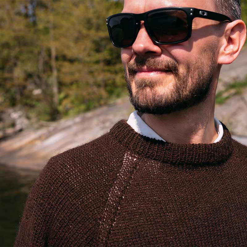 Nøstegenser til han - Strikk