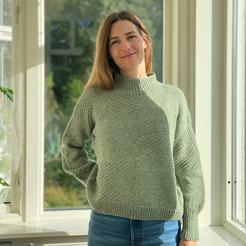 Rektangelgenser til henne - Strikk