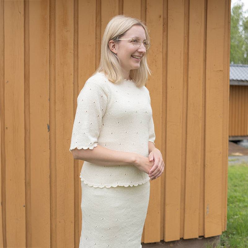 Ellies sommertopp - Strikk