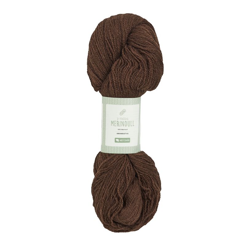 Nøstebarns merinoull 100g Mokka