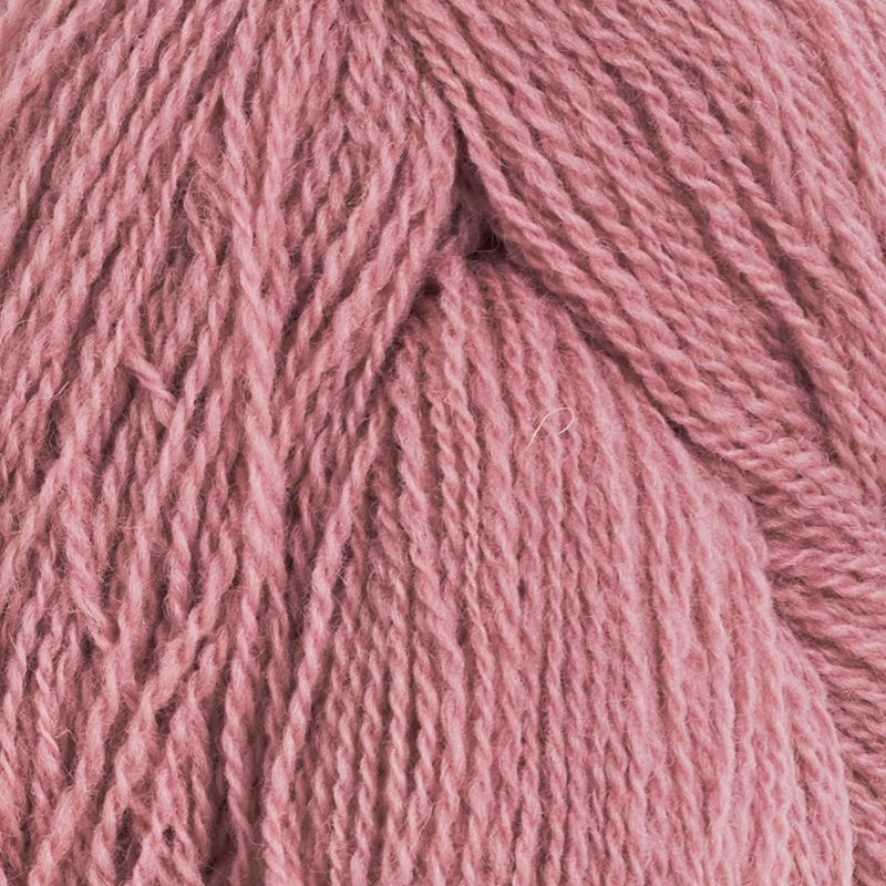 Nøstebarns merinoull 100g Gammel rosa - swatch
