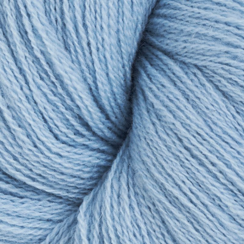 Nøstebarns merinoull 100g Perleblå - swatch