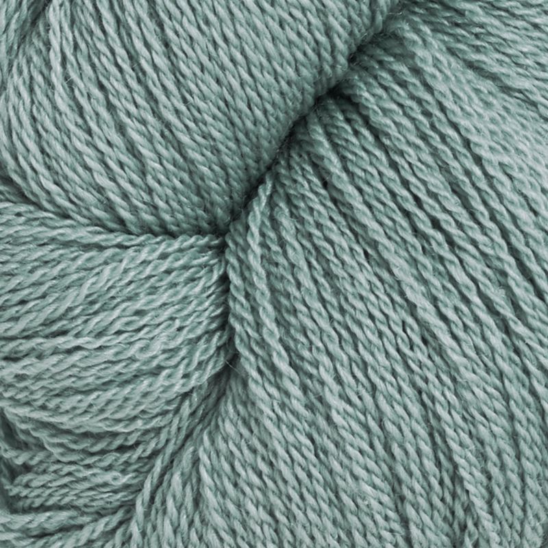 Silkeull 65% merino 35%silke 100g Akvamarin - swatch