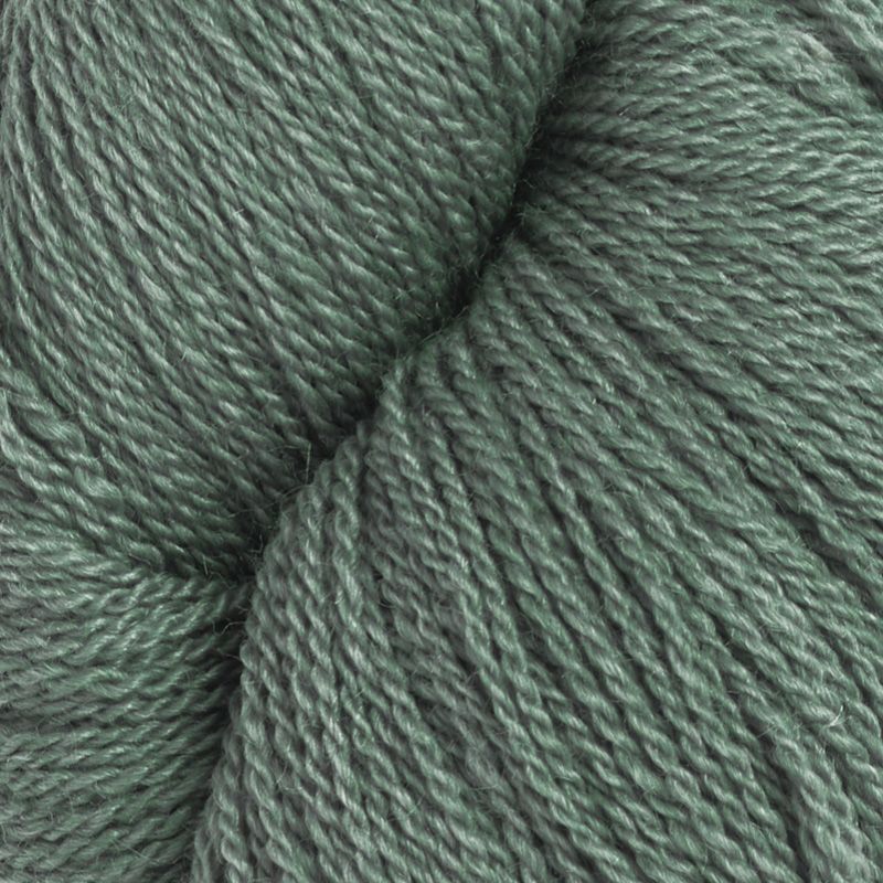 Silkeull 65% merino 35%silke 100g Sølvgran - swatch