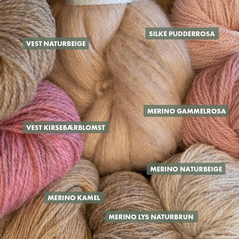 Fløffisilke 100g Champagnerosa