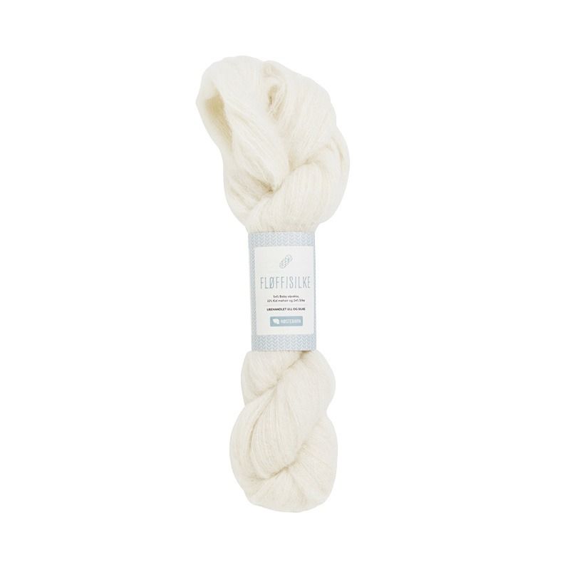 Fløffisilke 50g Natur