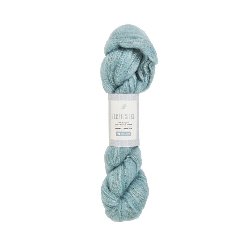 Fløffisilke 50g Akvamarin