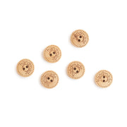 Knapp, 15mm, Handmade, 1stk - Natur