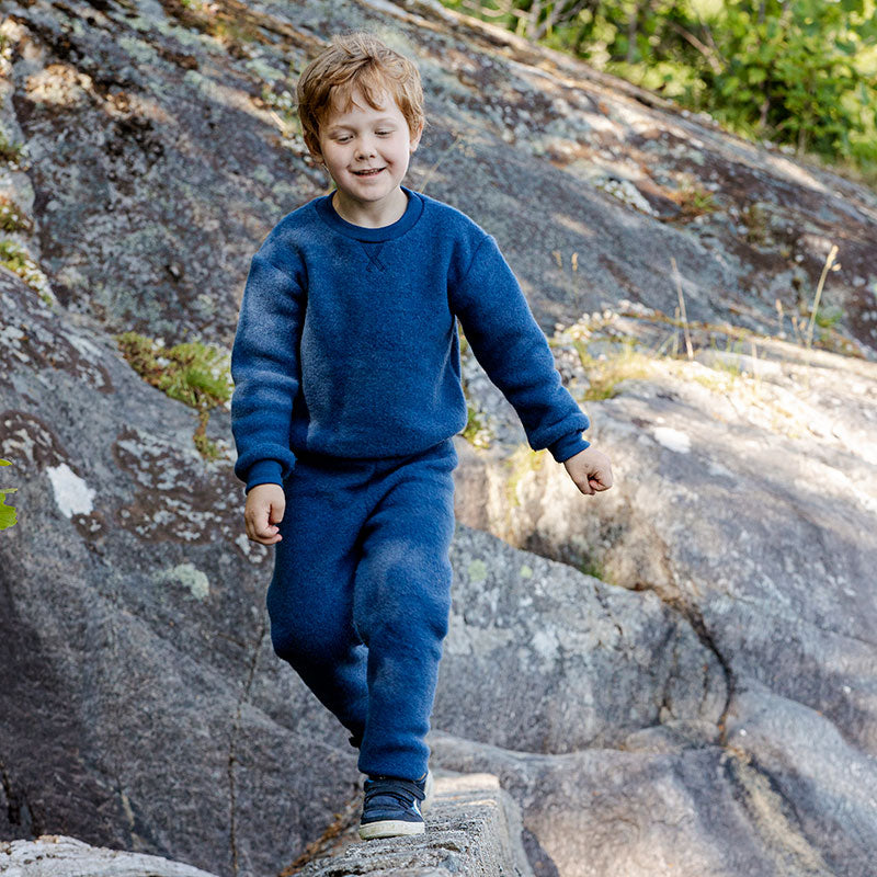 Collegegenser i ullfleece til barn