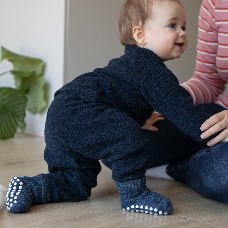 Babybukse i ullfrotté