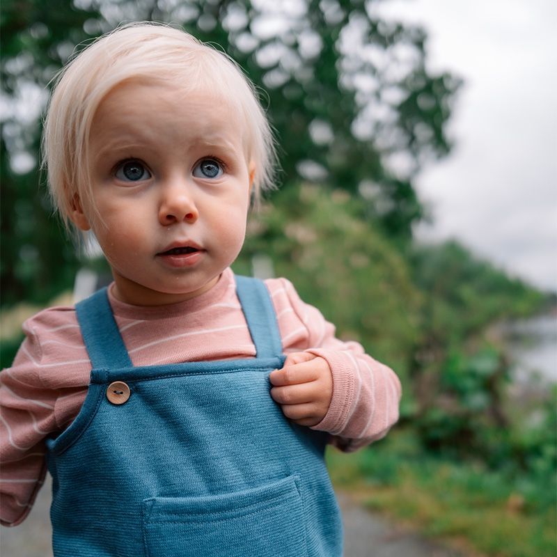Selebukse i ull - Dongeriblå