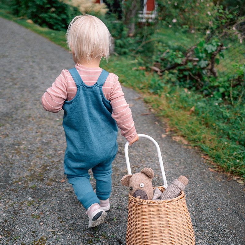 Selebukse i ull - Dongeriblå