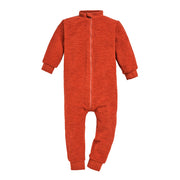Dress i ullfrotté  - Høstrød