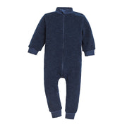 Dress i ullfrotté  - Blå/turkis