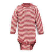 Body i ull med silke - Rust rosa/dus rosa