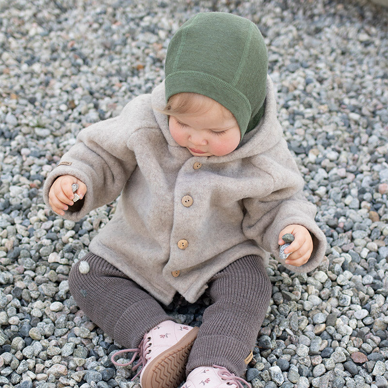 Balaklava i ull med silke