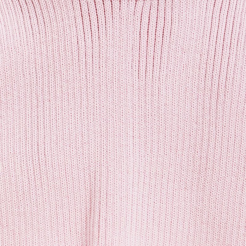 Hals one size i ribbestrikket ull - swatch