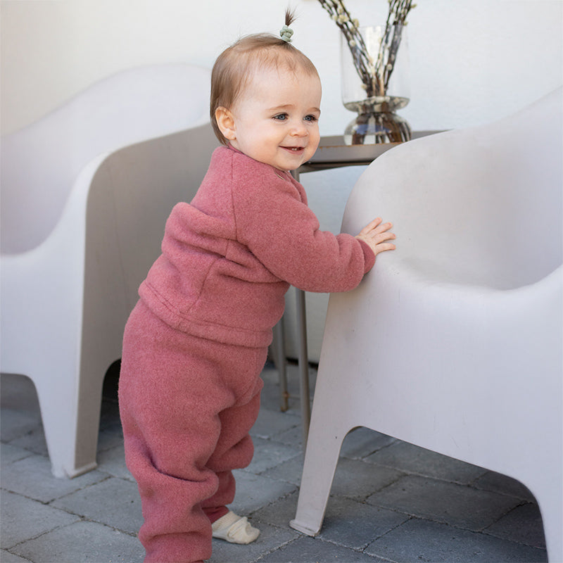 Babybukse i ullfleece