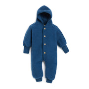 Babydress i ullfleece med hette
