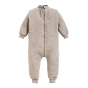 Hel dress i ullfleece - Linfarge