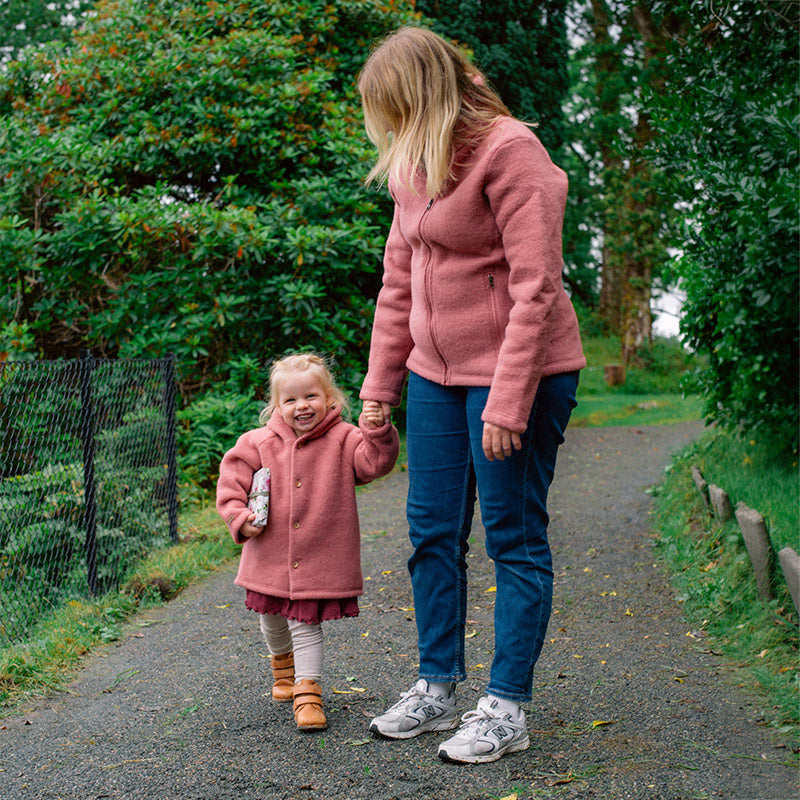 Hettejakke i ullfleece