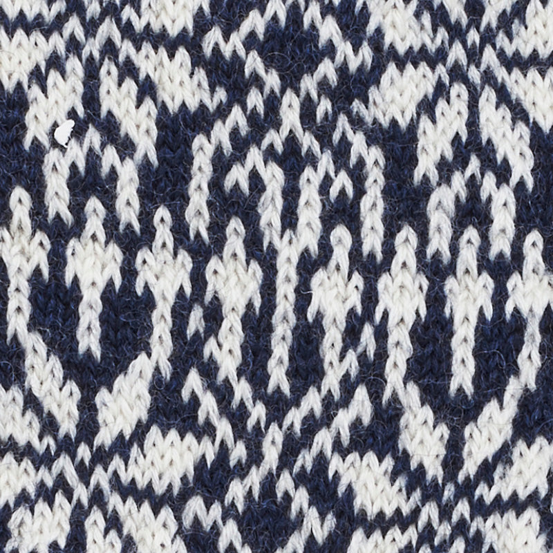 Mellomtykke ullsokker i 100% ull - Blå/turkis - swatch