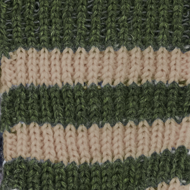 Tykke ullsokker voksen - Oliven/Khaki - swatch