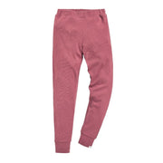Joggebukse i ull - Mørk rose