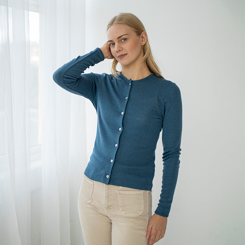 Cardigan i ull
