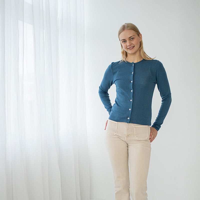 Cardigan i ull