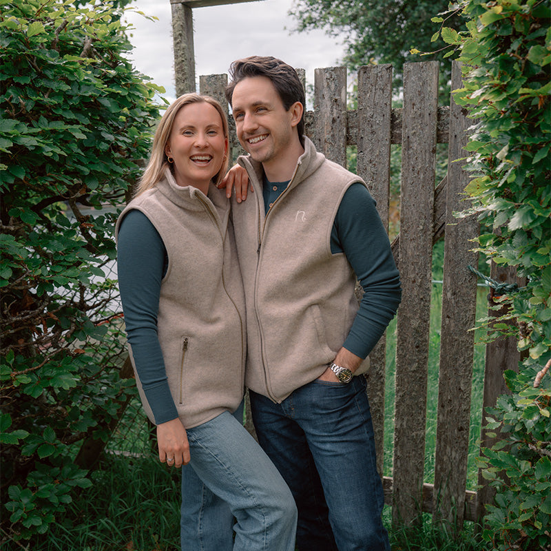 Vest i ullfleece