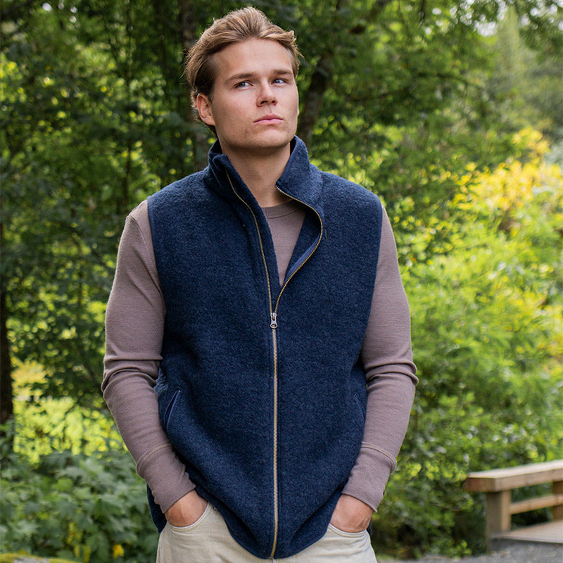 Vest i ullfleece
