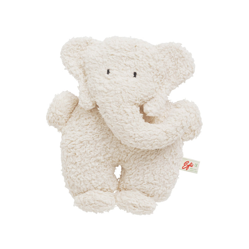 Elefant ca 27cm Naturhvit