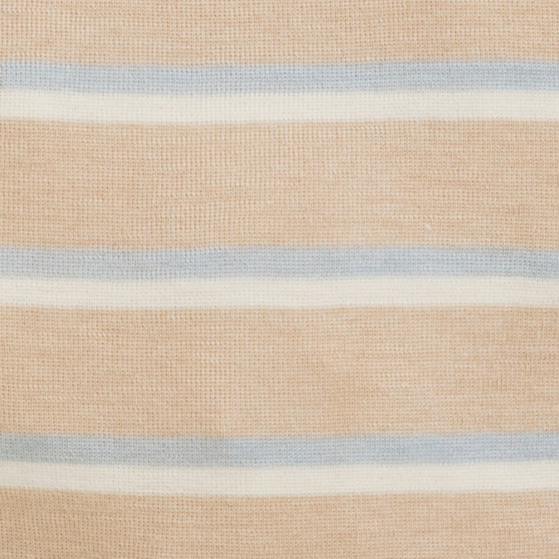 Ull med silke - latte/isbre/natur - swatch