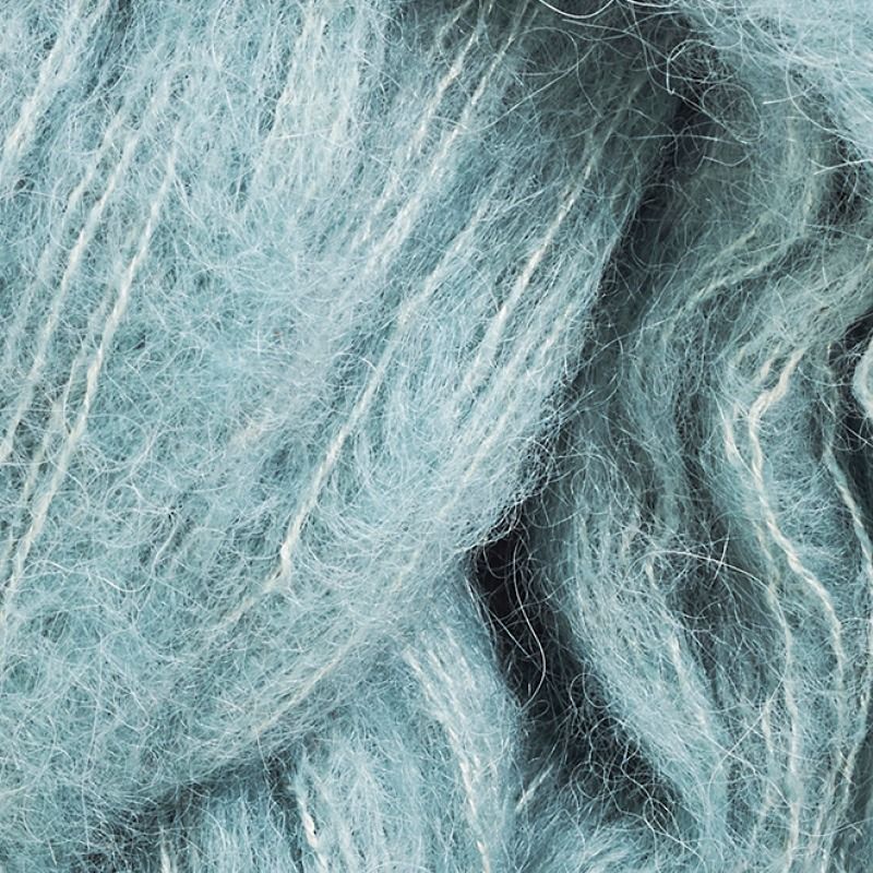 Fløffisilke 50g Akvamarin - swatch