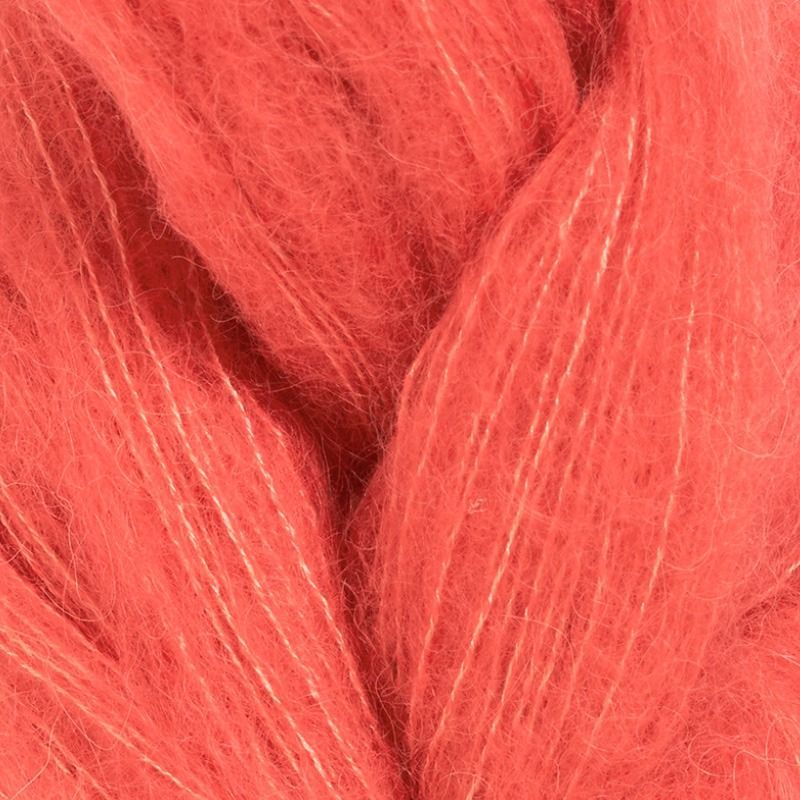 Fløffisilke 50g Granteple - swatch