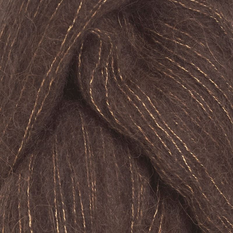 Fløffisilke 50g Naturbrun - swatch