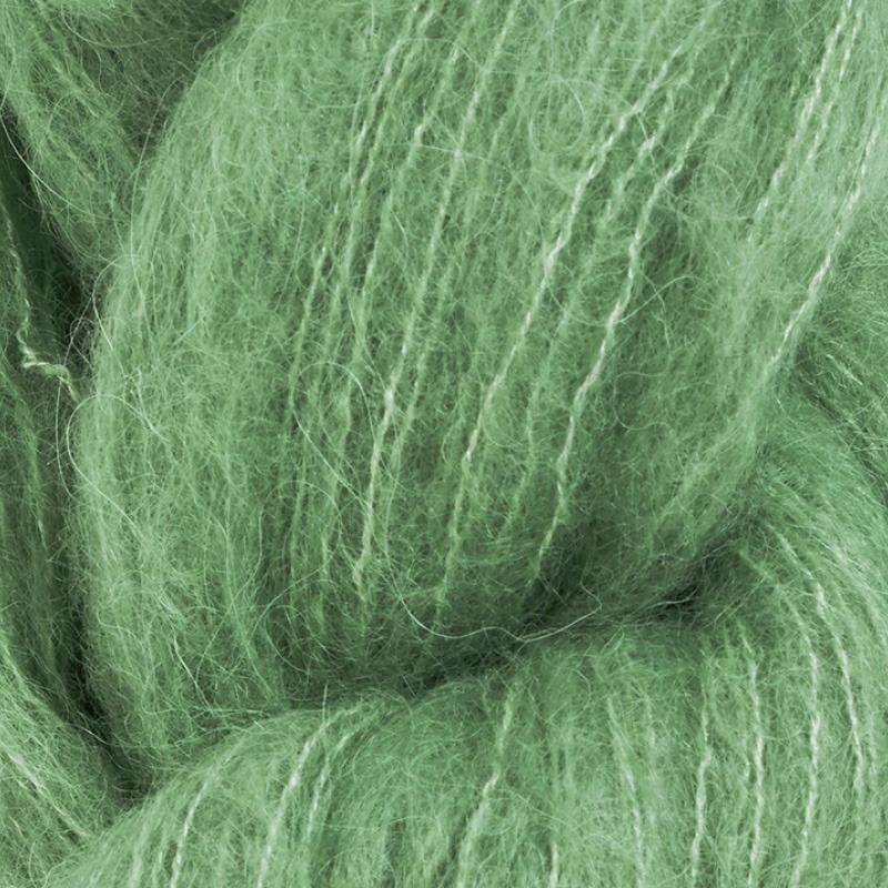 Fløffisilke 50g Piletre - swatch