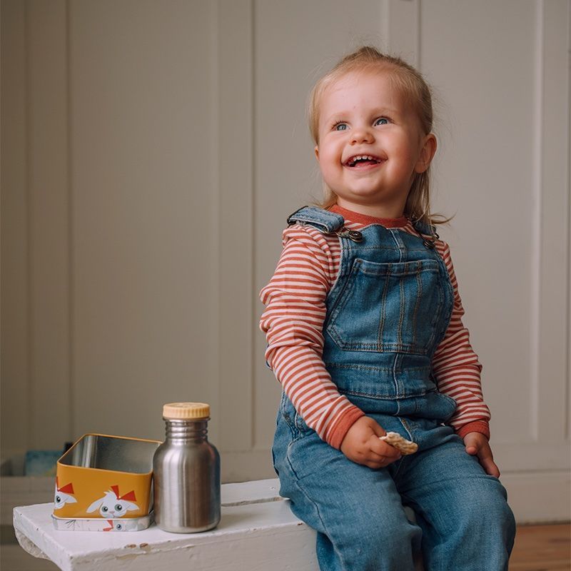 Body i ull med silke - Høstrød/natur
