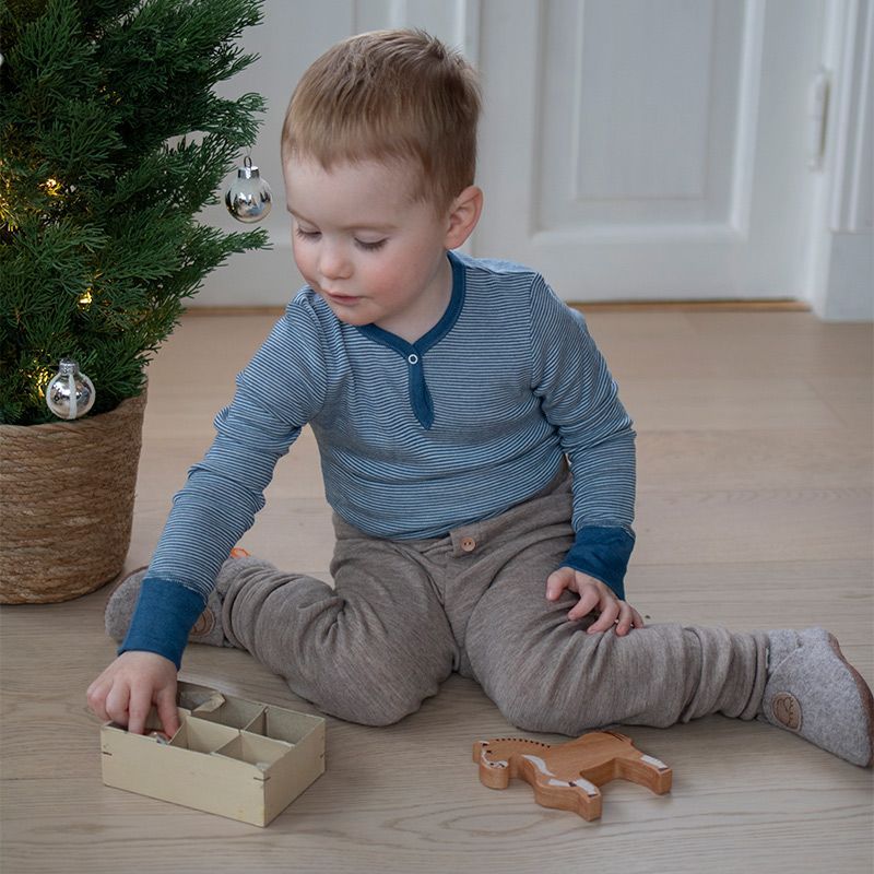 Babybukse i ull - Lin