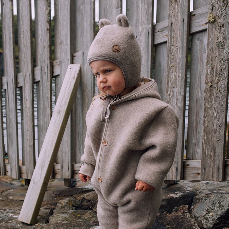 Teddylue i ullfleece - Linfarget