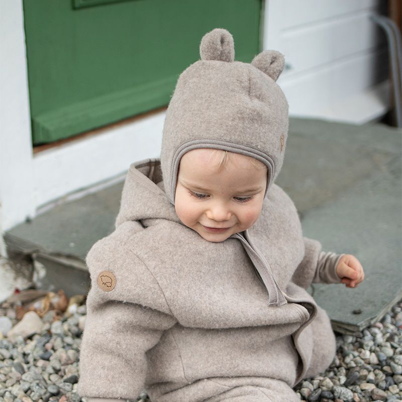 Teddylue i ullfleece - Linfarget